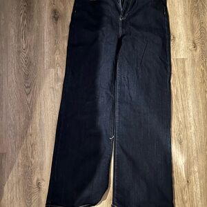 Risen brand Dark Blue Wide-Leg Jeans